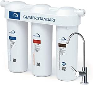 GEYSER STANDART - Filtro de agua de 3 etapas directo, purificador ...