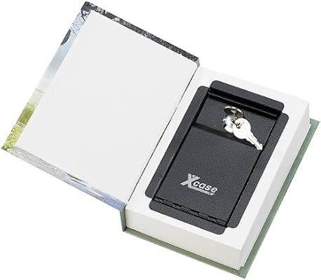 Xcase: Caja fuerte con forma de libro (18,5 x 13 cm): Amazon.es: Oficina y papelería