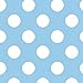 Unique Industries, Disposable Polka Dot Beverage Napkins, DIY Party Supplies -  Light Blue, Pack of 16 primary