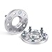 15mm Hubcentric 5x114.3 Wheel Spacers (64.1mm bore, 12x1.5 Studs) Compatible with Acura Honda ILX RL RSX TLX TSX Integra Type R TL Accord Civic Element S2000 CRZ CR-Z - Silver 2pcs