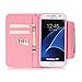 Galaxy S7 Case, Firefish Kickstand Card Slots Cash Holder Dual Layer Impact Resistant Case Cover with Wrist Strap Magnetic Snap Closure for Samsung Galaxy S7-Tower