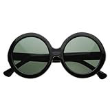 zeroUV - Womens Fashionably Oversized Large Round Bold Fashion Sunglasses