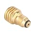 KIBOW Universal Propane Tank Adapter for Old P.O.L Style to New Style/100% Solid Brass