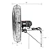 OEMTOOLS 30 Inch High-Velocity Oscillating Wall Mount, Old Model Commercial Fan, Black