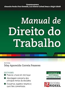 Livro Manual de Direito Trabalho - 1ª edição (E-BOOK)