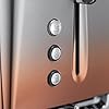 Russell Hobbs 25143 Copper Sunset Eclipse Polished Stainless Steel Ombre Four Slice Toaster