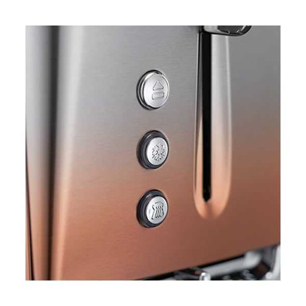 Russell Hobbs 25143 Copper Sunset Eclipse Polished Stainless Steel Ombre Four Slice Toaster