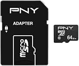 PNY Performance Plus microSDXC 64GB Class 10 with SD Adapter view 2