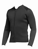DIVE & SAIL Adult's 3mm Wetsuit Jacket Top Long Sleeve Wetsuits