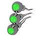 INTERACTIVIA 3 Pack Green 12V DC Chrome Housing 8mm 5/16