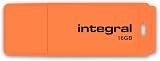 Integral Neon 2.0 USB Flash Drive 16GB Orange TS-180562 PC Mac view 3