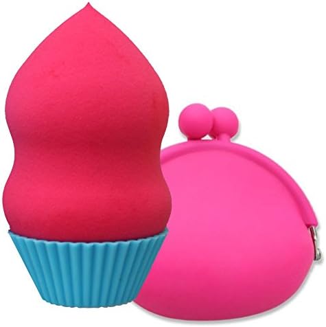 ARLESTARS Chou Cream Makeup Sponge (Set, 1. Pink+Pouch)