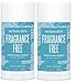 Schmidt's Natural Deodorant for Sensitive Skin - Fragrance Free, Unscented, 3.25 Oz Stick; Aluminum-Free Odor Protection & Wetness Relief (6.50 Oz Stick)