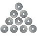 10-Pack of 45mm Rotary Cutter Blades - Fits Olfa and Fiskars Rotary Cutters - Cuts Quilting Fabric, Leather, and More!