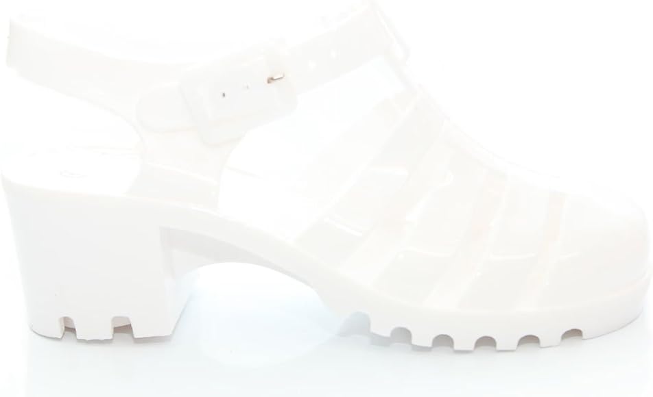 girls heeled jelly shoes