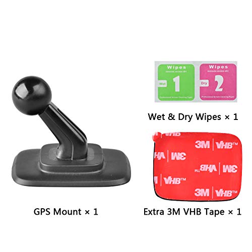 Adhesive GPS Mount with Pliable TPU Base [Upgrade], Stick On Dashboard Car Mounts for Garmin Nuvi Series GPS, Replacement Satnav Dash Holder - Thumbnail 4