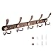 Coat Rack Wall Mounted,CPANION Coat Hooks/Rail Hook Antique Copper Stainless Steel 5 Tri Hooks for Hat Purse Key Bag Kitchen Bathroom Bedroom Entryway primary