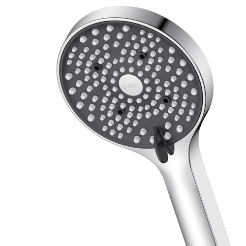 Pommeau de douche haute pression – Pommeau douche anti-calcaire avec 6 modes, économie d'eau, chromés
