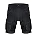 TUOY Men's Padded Compression Shorts 5-Pad Football Girdle Hip Thigh Protector