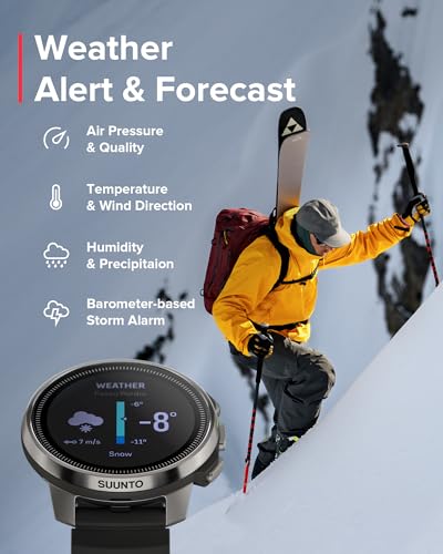 SUUNTO Ocean Dive Computer, GPS Multisport Watch for Training, Underwater Route Tracking & Wireless Tank Pressure Monitor, AMOLED Touchscreen, Dualband GNSS, Offline Map, 26D Battery Life, Steel Black