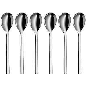 WMF Nuova Koffiebekerlepelset, 6-delig, koffielepels groot 15,5 cm, Cromargan roestvrij staal, gepolijst…
