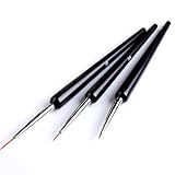 3Pcs Dotting Painting Drawing UV Gel Liner Polish Brush Tool Nail Art Pen