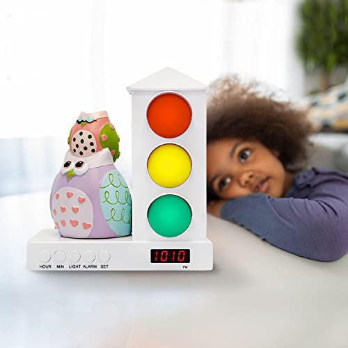 Stoplight Sleep Enhancing Alarm Clock for Kids (Owl Clock) Pricepulse