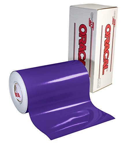 Oracal 651 Glossy Permanent Vinyl 12 Inch x 6 Feet - Royal Purple