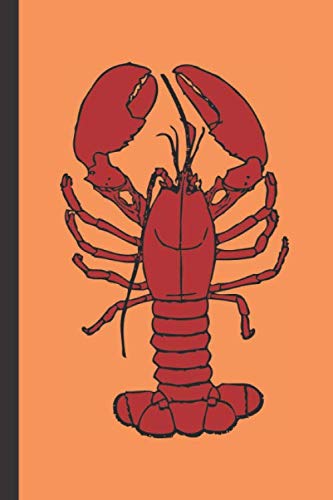 Lobster notebook: Portable lined Lobster notebook - Travel Journal to write in - 120 pages - 6"x9"