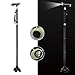 Anpress Adjustable Handle Folding Smart Cane with LED Light, 30-Inch to 38-inch