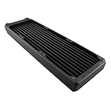 XSPC EX360 Radiator, 120mm x 3, Triple Fan, Black