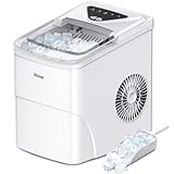 Silonn Ice Makers Countertop, 9 Cubes Ready in 6 Mins, 26lbs in