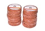 QuickStove Natural Waterproof Survival & Camping Fuel Disk Fire Starters – 30-45 min Burn time – Made of Cedar & Wax – Perfect for Camping, Hiking, Backpacking and Emergency preparedness