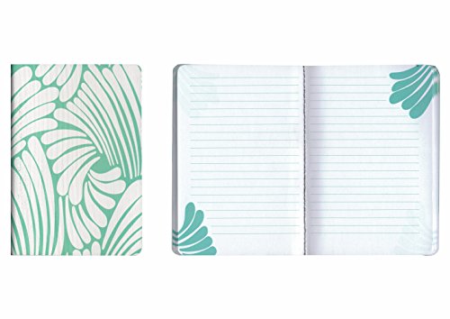 Set of 3 Florence Broadhurst Pocket Journals (Spot Floral) - 96 Lined Pages in each Notebook - 4.25" x 6.125" Notepad Size