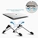 Megainvo Laptop Stand, Portable Laptop Stand Adjustable Eye-Level Ergonomic Height,Foldable Compact Aluminum Laptop Stands and Holders for MacBook, Notebook, iPad, Kindle, Book(Storage Bag Included)