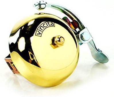 Vincita Bike Brass Bell A808, Classic Bicycle Bell & Key Ring