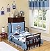 Sweet Jojo Designs Toddler Bed Skirt - Come Sail Away Nautical