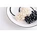 Twdrer 8Pcs Plastic Hair Rope,Pearls Beads Hair Band Hair Headband Ponytail Holder, Hair Accessories For Girl Women