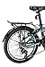 EuroMini ZiZZO Heavy Duty-300 lb. Load Limit - Forte 29 lbs Folding Bike-Lightweight Aluminum Frame, Genuine Shimano 7-Speed Gears, 20