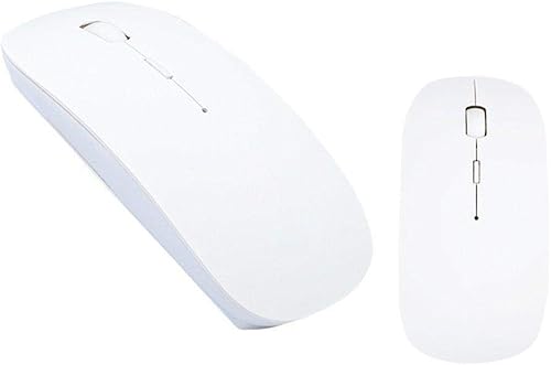 Aleesh White Color 2 4g Rf Dpi Blue Optical Light Wireless Usb Mouse For Apple Macbook 13 Inch Pro Air 11 Inch Acer Sony Hp Dell Lenovo Toshiba Asus Price In Uae