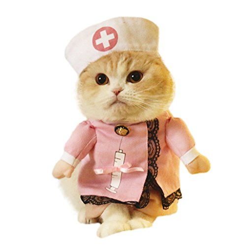 Pet Costume for Small Dogs and Cats Pet Costume Funny Pet Clothes for Halloween Christmas Dress Up Cosplay