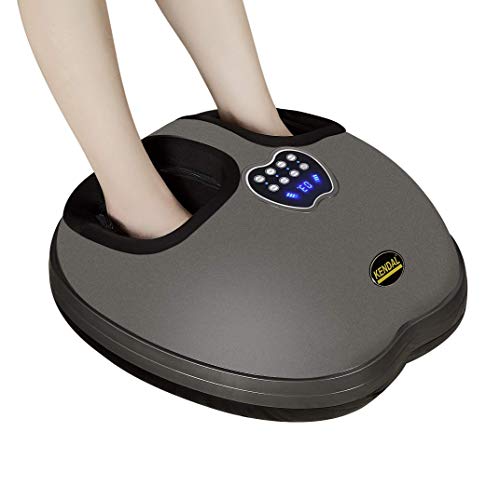 Kendal Shiatsu Foot Massager Machine with Heat, Deep Kneading Therapy
