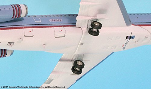 Braniff Ultra Grey/Red Boeing 727-200 Airplane Miniature Model Diecast 1:200 Part# A012-IF722014