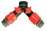 Gardena 36938 Garden Hose Y-Valve With Quick Connector