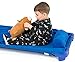 Rollee Pollee Kindergarten Nap Sac Roll-Up Boys and Girls Toddler Blanket with Attached Pillow – Soft Fleece Preschool Nap Mat for Daycare or Travel – Machine Washable – Royal Blue