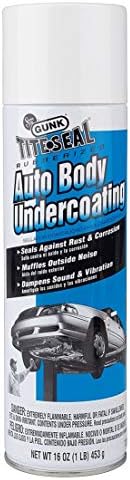 Gunk Black Auto Body Undercoating, 16 oz. Container Size - T1617R (Pack of 5)