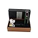Shiningshopping USB Lighters Metal Rechargeable Windproof Flameless Electronic Arc Cigar Cigarette Lighter No Gas USB Charging Lighters (Purple)