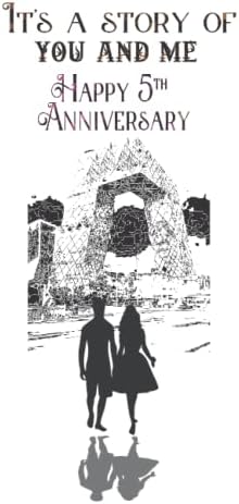 Happy 5th Anniversary: Happy Fifth Wedding Anniversary Book