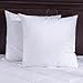 puredown® 18 x 18 Decorative Feather Down Throw Pillow Inserts (Set of 2, White) for Sofa, Couch, Bed, Machine Washable
