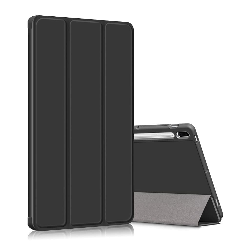 TOPCASE For Samsung Galaxy Tab S8 Plus Tablet Case,With Pencil Holder Cover for Galaxy Tab S7 Fe/S7+ Plus 5G 12.4 Inch Case,Black